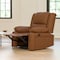 Flash Furniture Harmony Series Cognac LeatherSoft Recliner BT-70597-1-CGN-GG - alternate 9